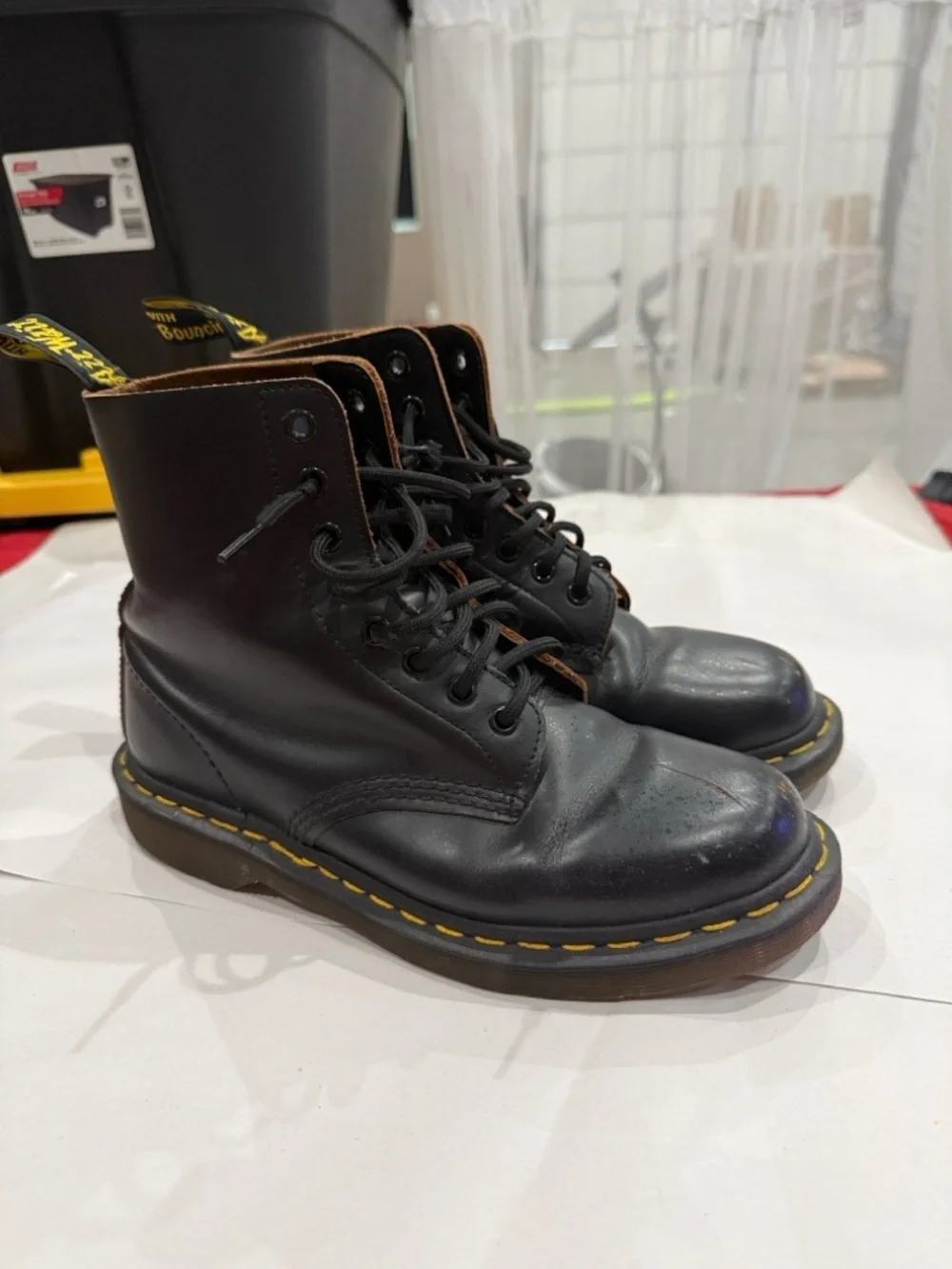 Dr. Martens Black Leather Boots